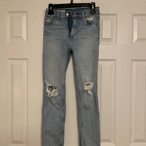 GAP Light Blue Straight Leg Jeans